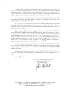La risposta dell'Assessore Muchetti